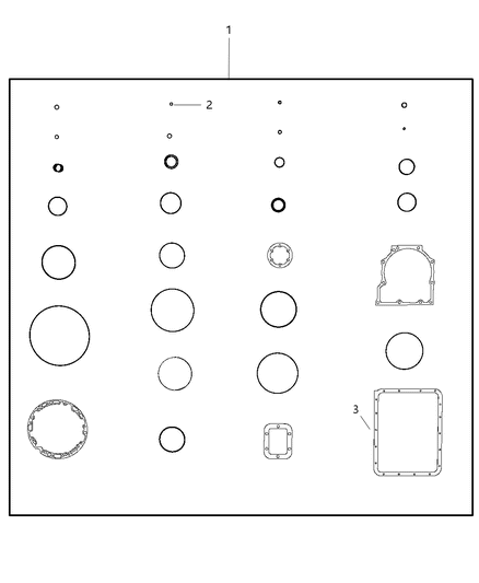 2009 Dodge Ram 3500 Cab Chassis Seal And Shim Packages Diagram 2 - Thumbnail