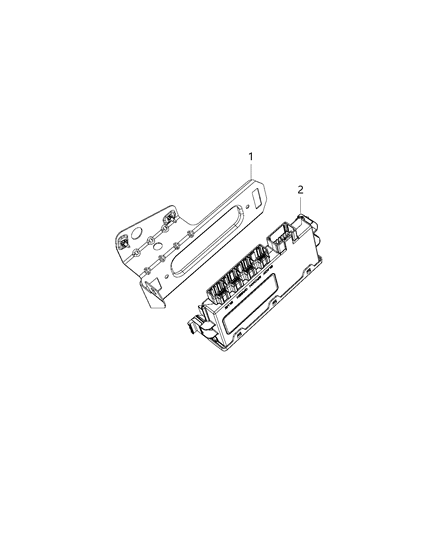 2018 Ram 3500 Pickup Module, Vehicle Systems Interface Control Diagram