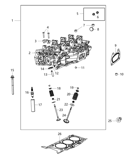 2020 Chrysler Pacifica Cylinder Heads Diagram 2 - Thumbnail