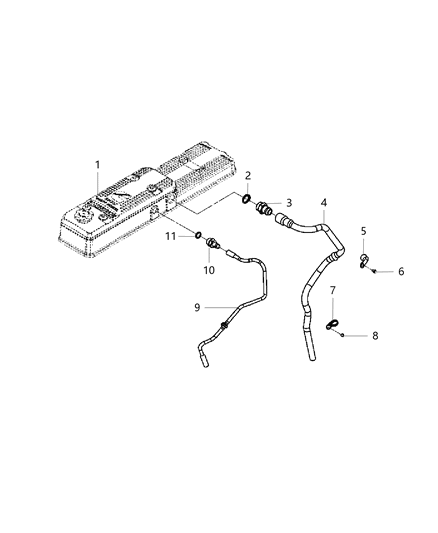 2006 Dodge Ram 2500 Crankcase Ventilation Diagram 2 - Thumbnail