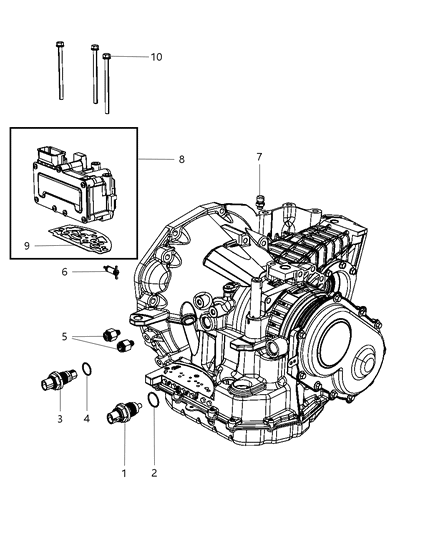 2011 Dodge Journey Sensors , Vents And Quick Connectors Diagram 1 - Thumbnail