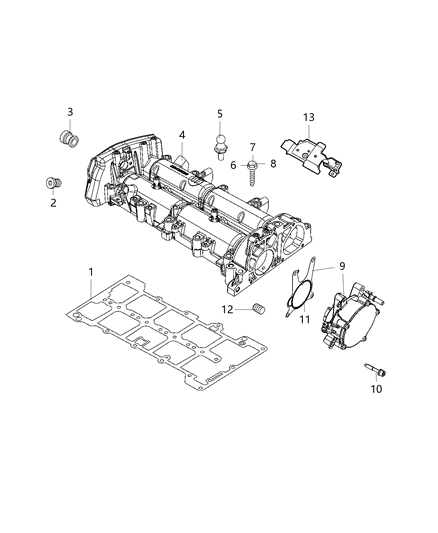 2020 Jeep Renegade Cylinder Head & Cover Diagram 5 - Thumbnail