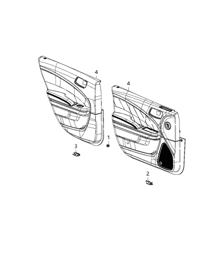 2020 Dodge Charger Lamps, Interior Diagram 1 - Thumbnail
