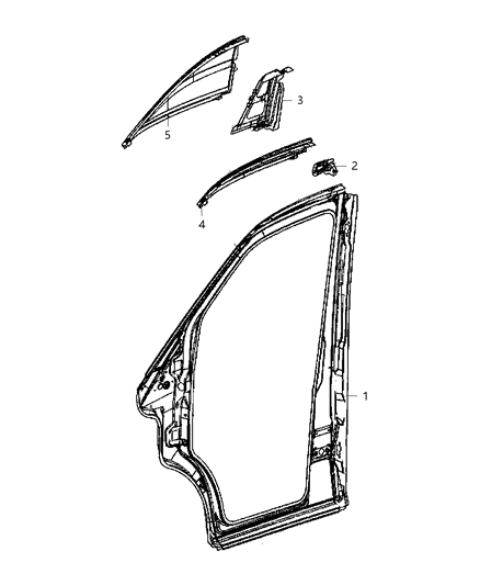 2008 Dodge Sprinter 2500 Front Aperture Panel Diagram 4 - Thumbnail
