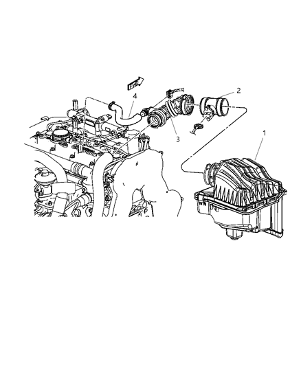 2004 Jeep Liberty Crankcase Ventilation Diagram 3 - Thumbnail