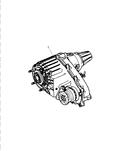 1999 Dodge Ram 2500 Regular Cab Case , Transfer & Related Parts Diagram 3 - Thumbnail