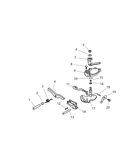 2002 Chrysler Sebring Coupe Parking Sprag Diagram