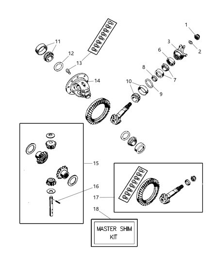 2002 Jeep Grand Cherokee Differential Diagram 3 - Thumbnail