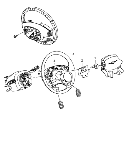 2008 Chrysler Pacifica Damper Diagram for 4680519AD