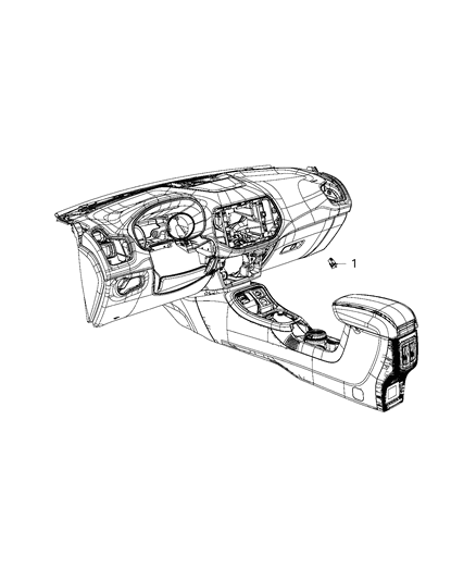 2021 Jeep Compass Lamps, Interior Diagram 2 - Thumbnail