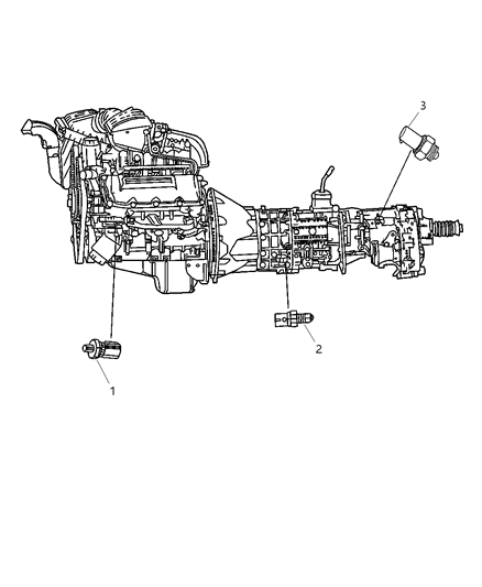 2007 Dodge Ram 3500 Cab Chassis Switches - Drive Train Diagram