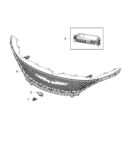 2020 Chrysler Voyager Modules, Body Diagram 21 - Thumbnail