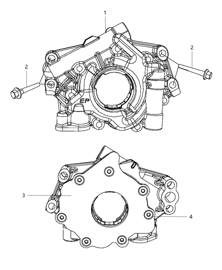2013 Ram 3500 Cab Chassis Engine Oiling Pump Diagram 1 - Thumbnail