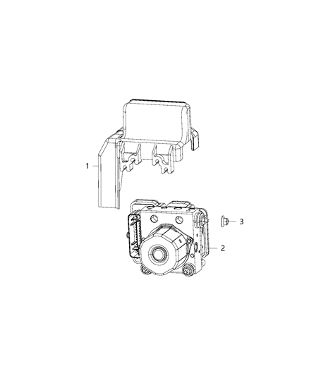 2014 Ram ProMaster 2500 Hydraulic Control Unit Diagram