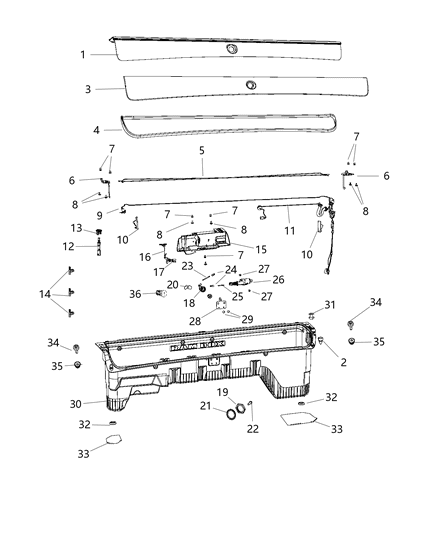 2020 Ram 3500 Pickup Rambox Diagram
