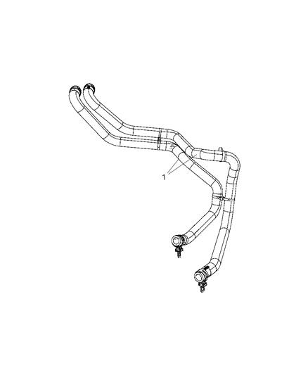 2008 Jeep Wrangler Heater Plumbing Diagram 1 - Thumbnail
