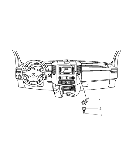 2008 Dodge Sprinter 2500 Instrument Panel Diagram 3 - Thumbnail