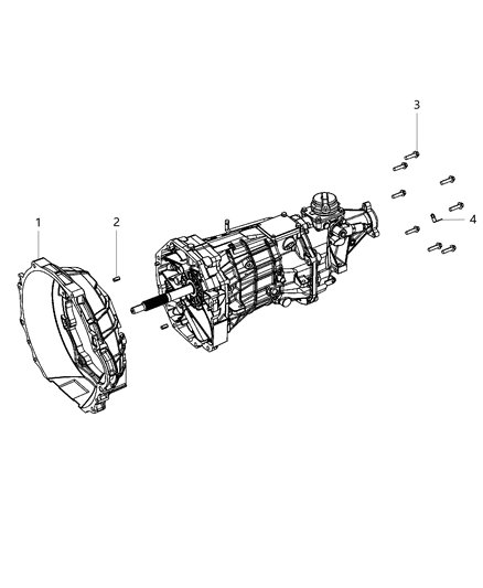 2016 Dodge Viper Clutch Housing Diagram 2 - Thumbnail