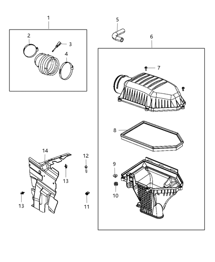 2012 Dodge Charger Air Cleaner Diagram 3 - Thumbnail