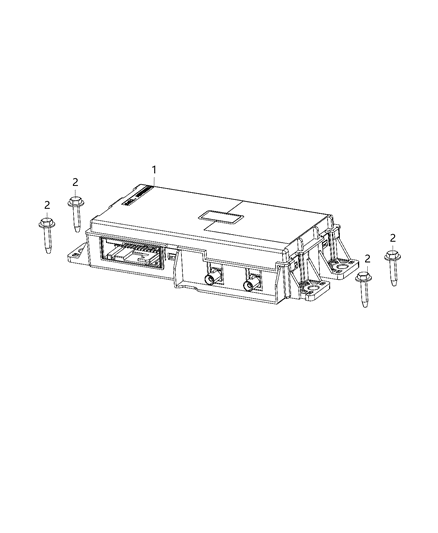 2020 Ram 2500 Modules, Body Diagram 9 - Thumbnail