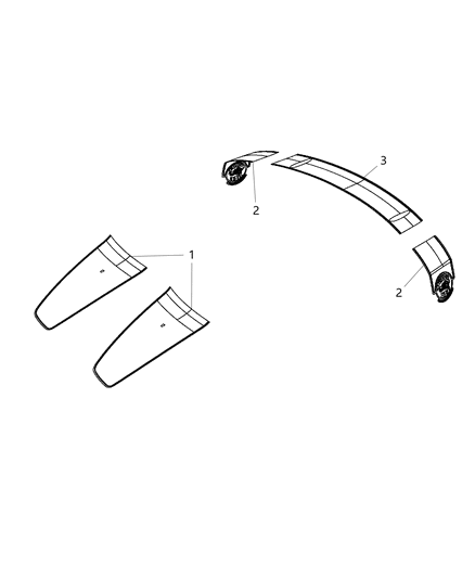 2014 Dodge Charger Decals, Charger Super Bee Diagram