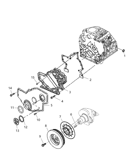 2003 Dodge Ram 2500 Ring Tone Diagram for 5093070AA