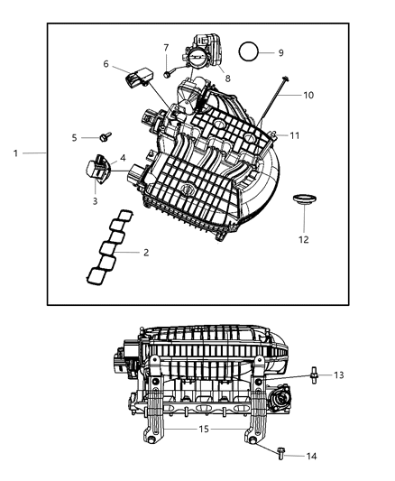 2011 Dodge Nitro Intake Manifold Diagram 2 - Thumbnail