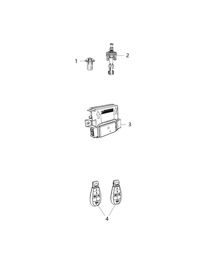 2017 Ram 1500 Remote Start of Electrical Diagram