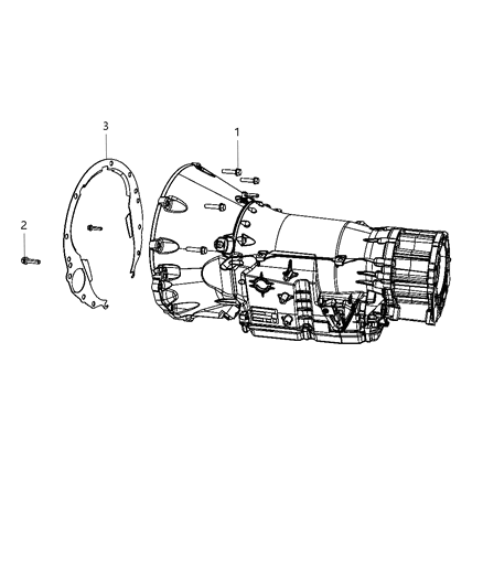 2008 Jeep Commander Mounting Bolts Diagram 2 - Thumbnail