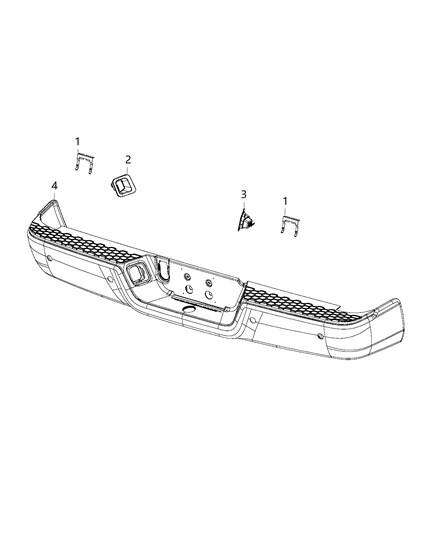 2020 Ram 1500 Classic Lamps - Rear Diagram 1 - Thumbnail