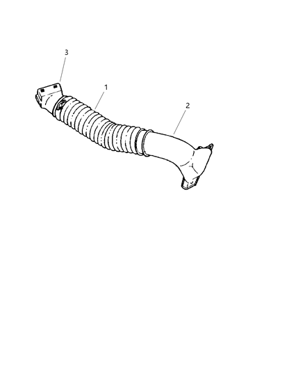 2003 Dodge Ram Van Duct Diagram for 53031509AB