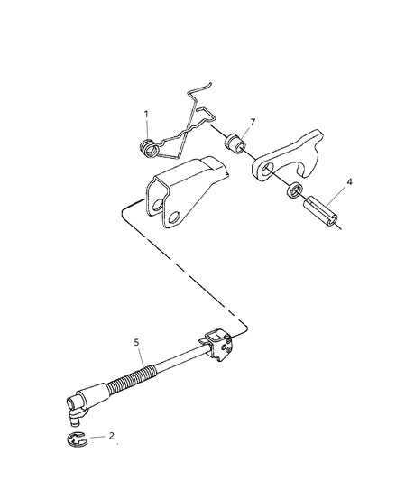 2004 Dodge Durango Parking Sprag Diagram 1 - Thumbnail
