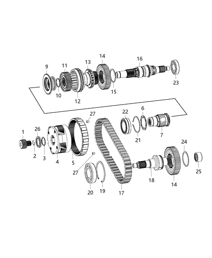 2016 Jeep Wrangler Gear Train Diagram 4 - Thumbnail