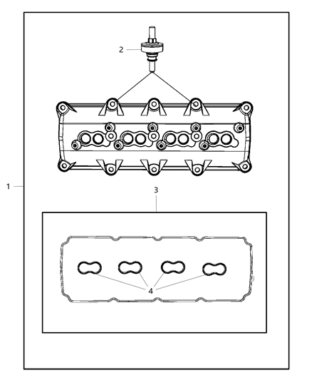 2021 Dodge Durango Cylinder Head Covers Diagram 4 - Thumbnail