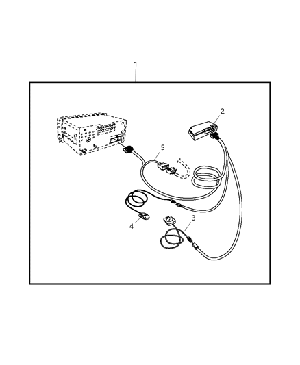2007 Chrysler Aspen Hands Free Kit - Cellular Phone Diagram 2 - Thumbnail