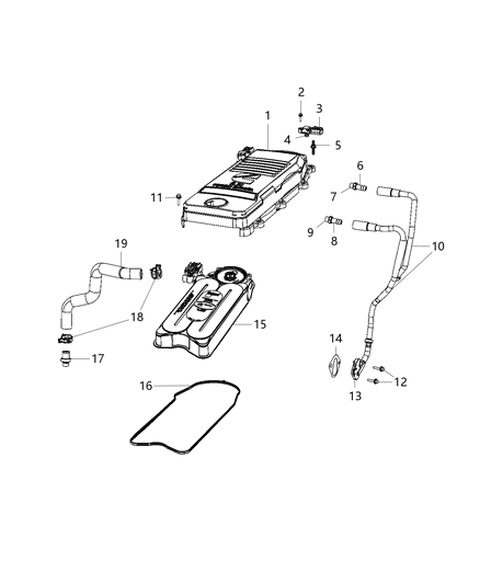 2020 Ram 3500 Cab Chassis Crankcase Ventilation Diagram 2 - Thumbnail