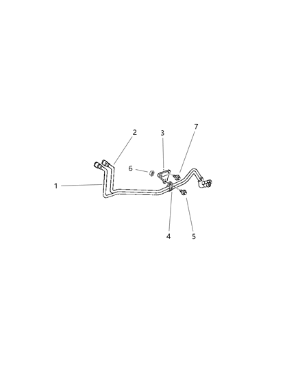 1997 Jeep Wrangler Fuel Lines, Front Diagram 2 - Thumbnail