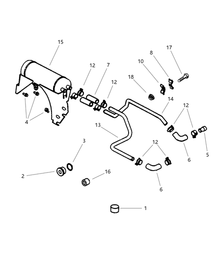 1999 Dodge Ram 2500 Regular Cab Torque Converter Cooler Diagram