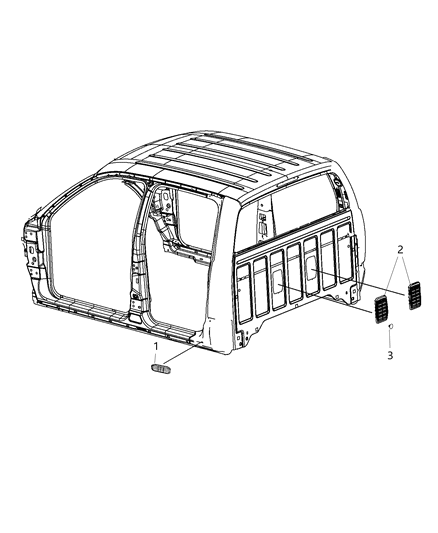 2020 Ram 3500 Cab Chassis Air Duct Exhauster Diagram