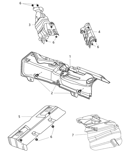 2014 Jeep Patriot Lower Control Arm Rear Bolt, Outer Diagram for 6508755AA