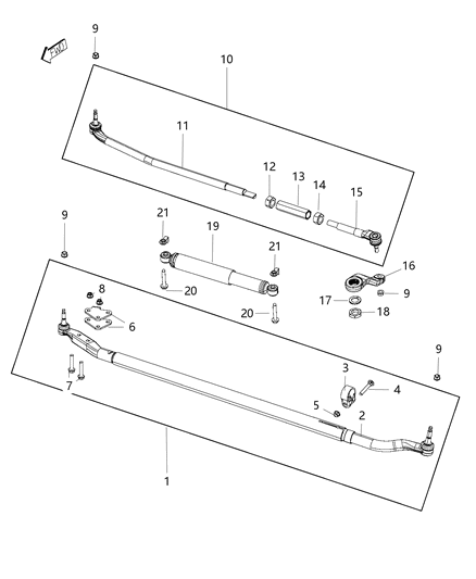 2018 Ram 3500 Cab Chassis Steering Linkage Diagram