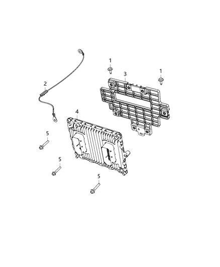 2020 Ram 1500 New Style Modules, Engine Compartment Diagram 4 - Thumbnail