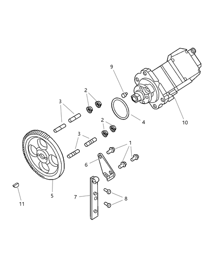 1999 Dodge Ram 2500 Regular Cab Fuel Injection Pump Diagram