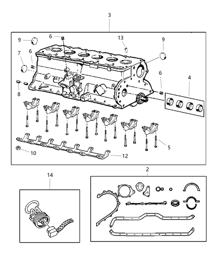 2004 Jeep Grand Cherokee Cylinder Block Diagram 1 - Thumbnail