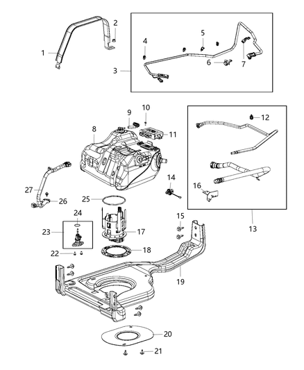 2016 Ram 3500 Pickup Diesel Exhaust Fluid System Diagram