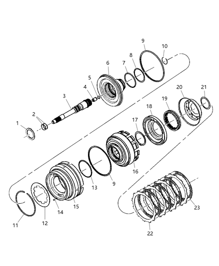 2002 Dodge Durango Input Clutch Diagram 2 - Thumbnail