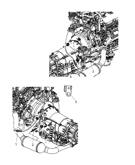 2010 Dodge Nitro Oxygen Sensors Diagram 1 - Thumbnail