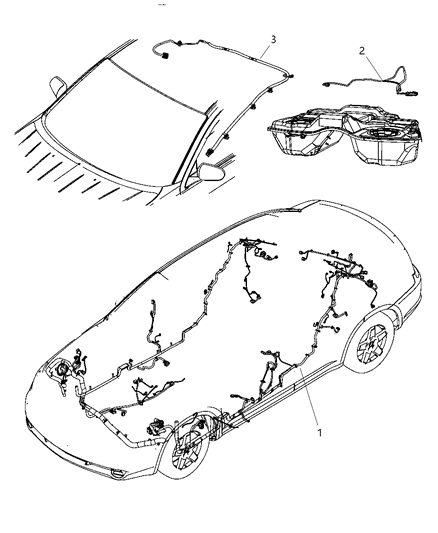 2007 Dodge Avenger Wiring Mirror Jumper Diagram for 4795864AE