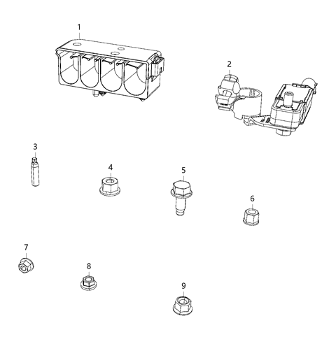 2021 Dodge Durango Wiring, Battery Diagram 3 - Thumbnail
