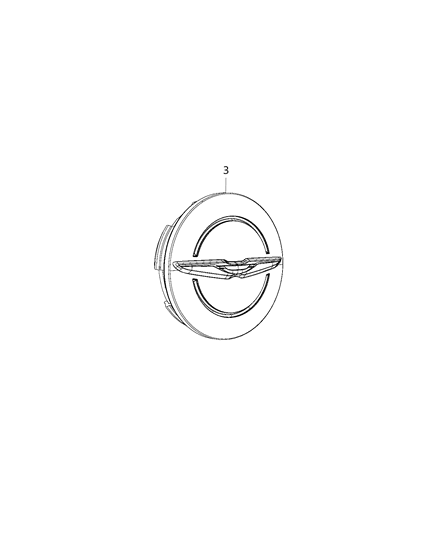 2015 Chrysler 200 Wheel Kit Cast Aluminum Diagram for 82214255